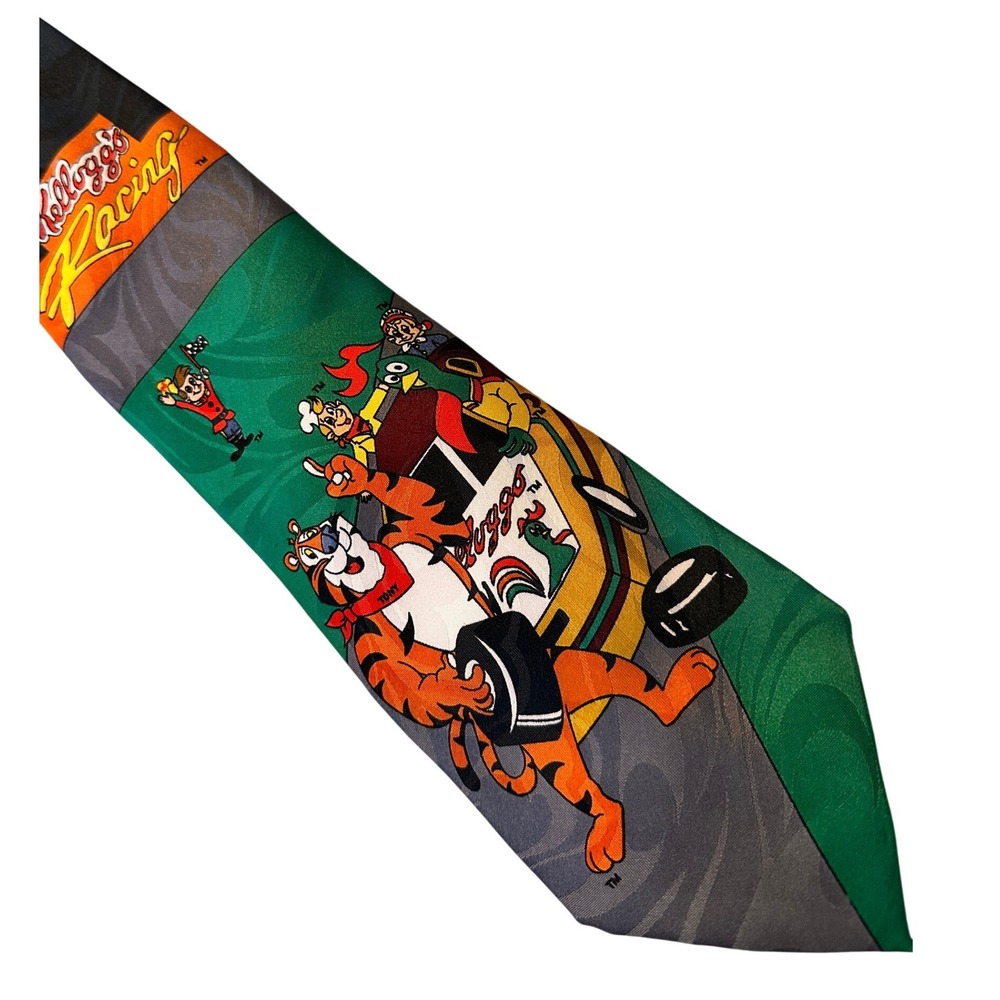 Kellogg's‎ Racing Collection 1997 Novelty Tie Tony Tiger Corn Flakes Mascot